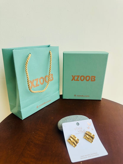 Anti Tarnish Gold Polish Earrings