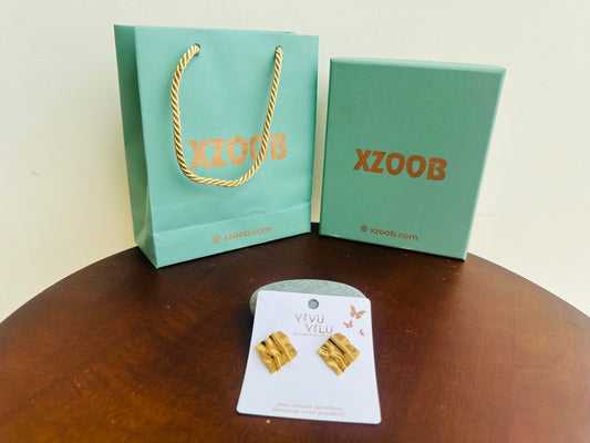 Anti Tarnish Gold Polish Earrings