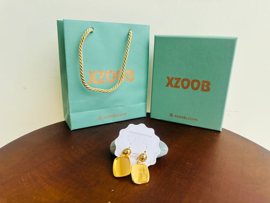 Anti Tarnish Gold Polish Earrings