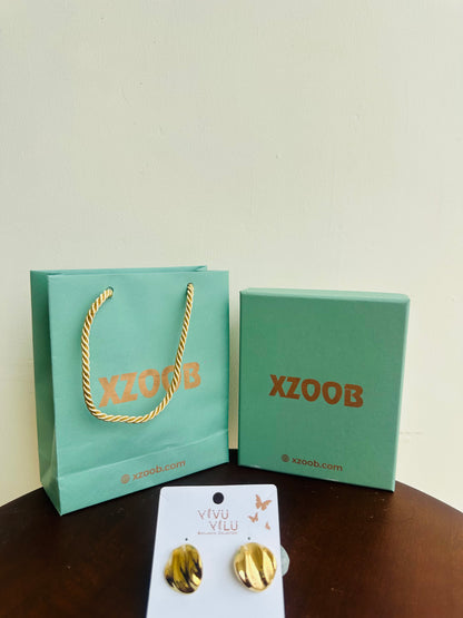 Anti Tarnish Gold Polish Earrings