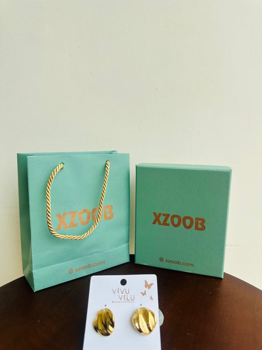 Anti Tarnish Gold Polish Earrings