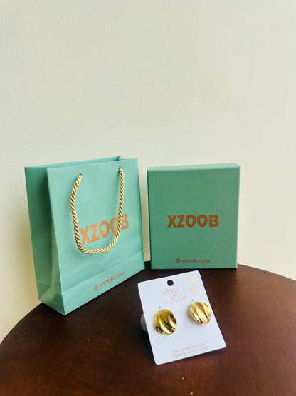 Anti Tarnish Gold Polish Earrings