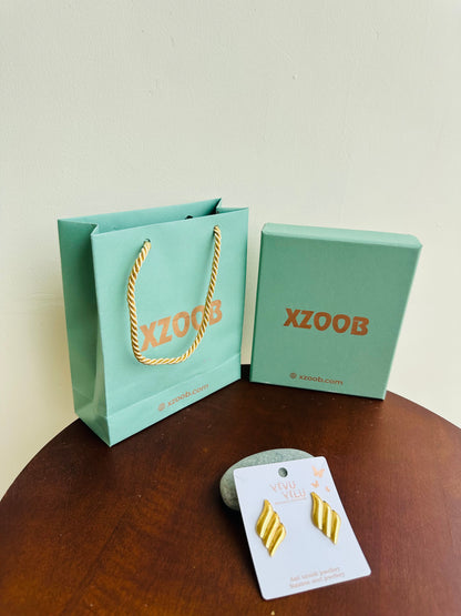 Anti Tarnish Gold Polish Earrings