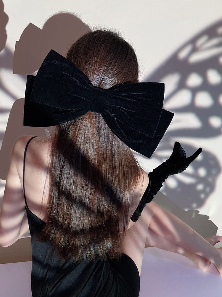 1PC New Winter High quality Oversized Barrette Bow Hair Clip