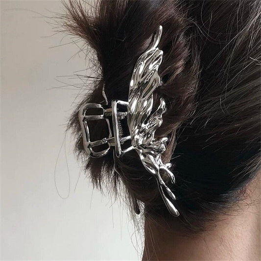 1pc Irregular Large Hollow Butterfly Wing Hair Pins For Women