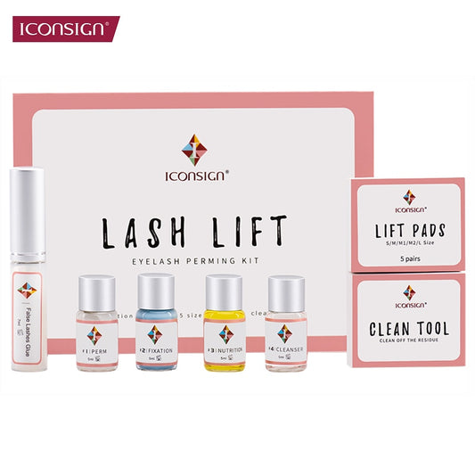 Dropshipping Lash Lift Kit Eyelashes Perm Lash Lifiting Iconsign Eyelash Perm Kit Eyelash Enhancer Eye Makeup Can Do Your Logo - Eyelash Eyebrow Styling Products