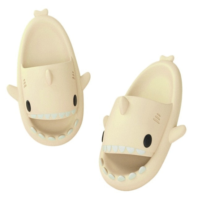 Cartoon Shark Soft Slippers For Kids