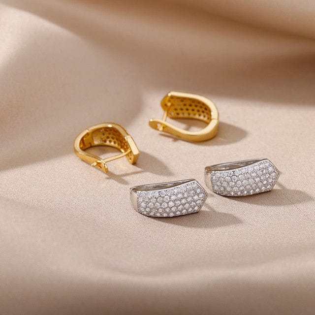 Stainless Steel Gold Earrings