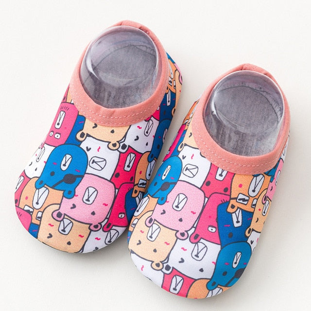 Baby Kids Boys Girls Cartoon Swim Water Shoes Barefoot Aqua Socks Non Slip Shoes