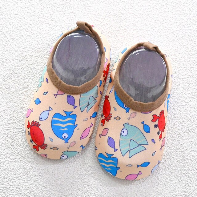 Baby Kids Boys Girls Cartoon Swim Water Shoes Barefoot Aqua Socks Non Slip Shoes