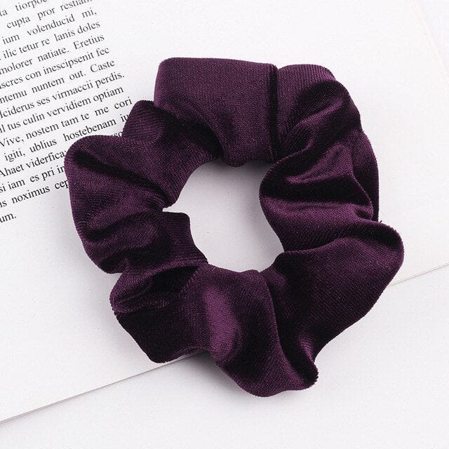 Velvet Scrunchie Hairband For Women