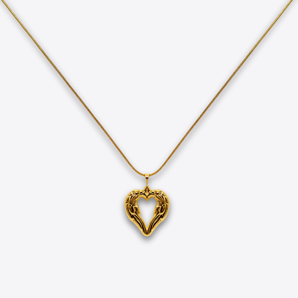 XZ510 – Golden Heart Necklace