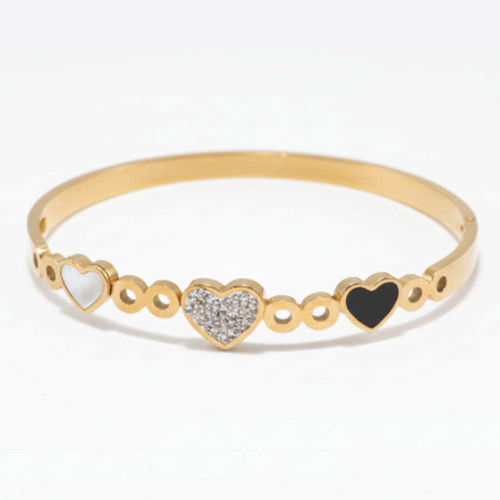 XZ213 – Gold Hearts Bracelet