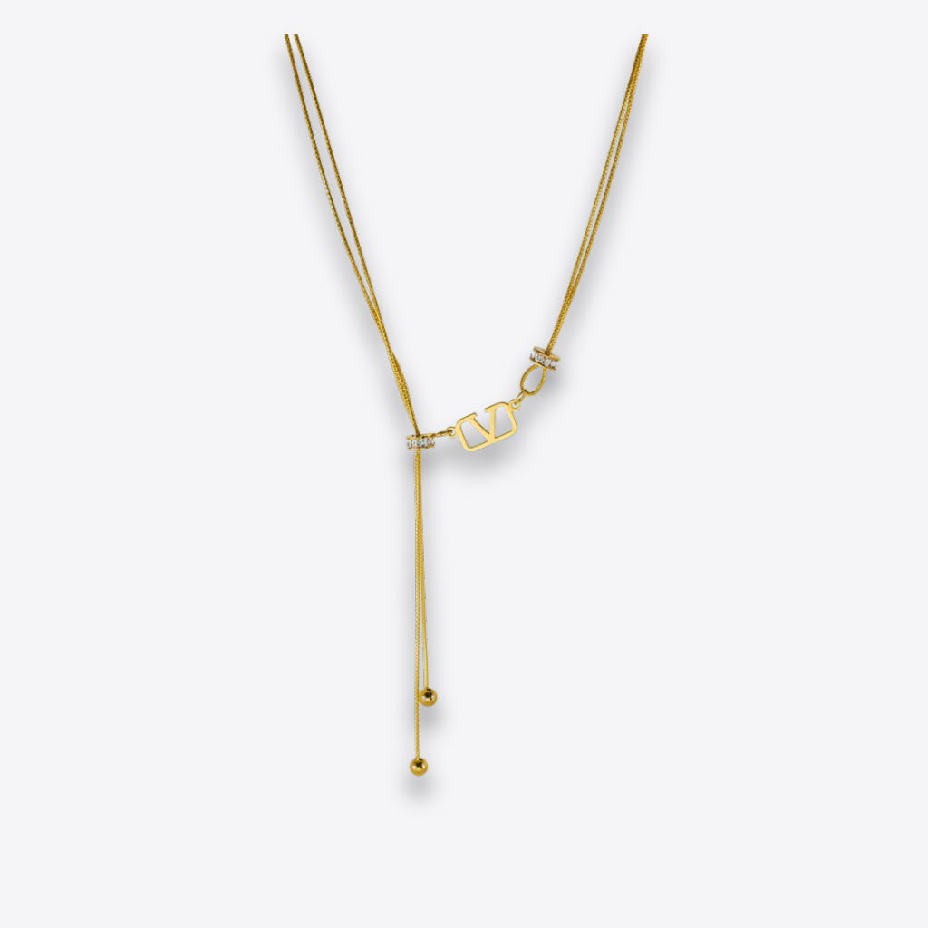 XZ113 – Gold V Necklace