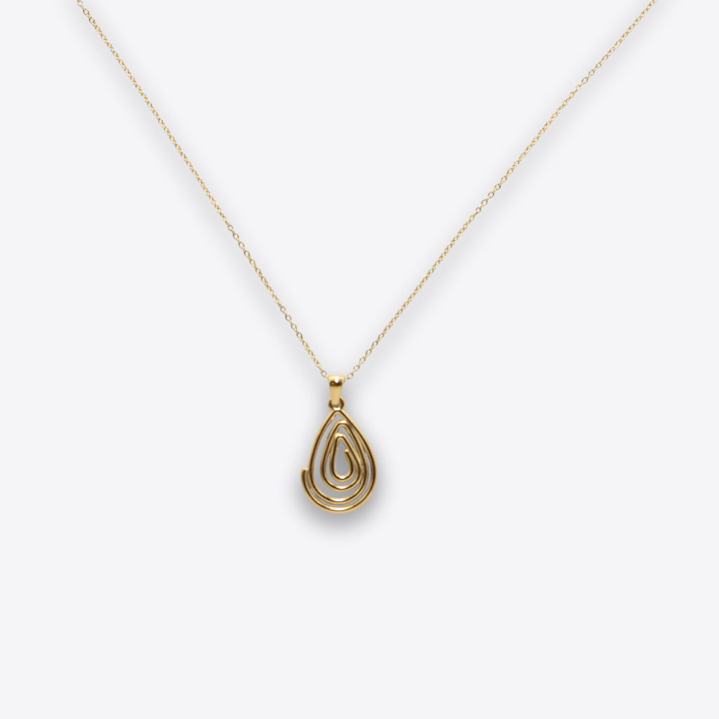 XZ511 – Golden Drop Necklace